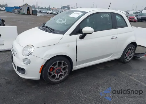 2015 Fiat 500 Sport from USA, damaged, VIN 3C3CFFBR7FT653144